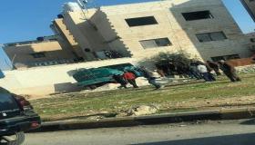 صهريج يداهم عمارة سكنية بأحد أحياء عمان ووفاة السائق – صور