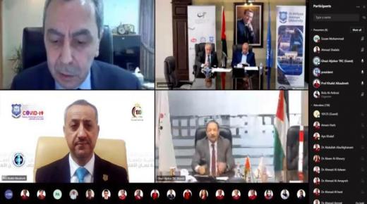  عمان الاهلية تفتتح منتداها العلمي ” كوفيد 19 …. واقع وتحديات ومستقبل”  في يومه الاول