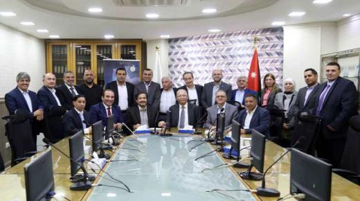 نقيب المهندسين يبحث آفاق تعزيز التعاون المشترك مع نقابة مقاولي الانشاءات – صور