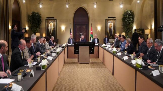 الملك يلتقي رئيس وأعضاء اللجنة التوجيهية لمخطط عجلون التنموي