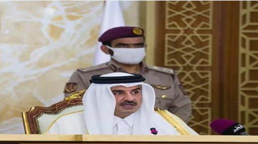 أمير قطر يعزي في وفاة الصادق المهدي