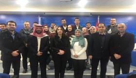 مجلس حاضنة الاعمال يطلعون على مشاريع التخرج في كلية تكنولوجيا المعلومات بجامعة الزرقاء