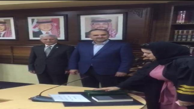 “المحامية نــور المساعيد” نشمية من بـاديـة الأصـالـة