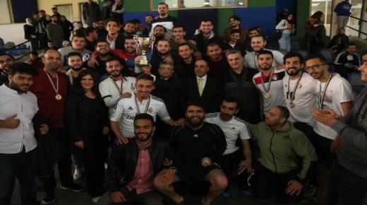 الهندسة المدنية بطل دوري جامعة البترا