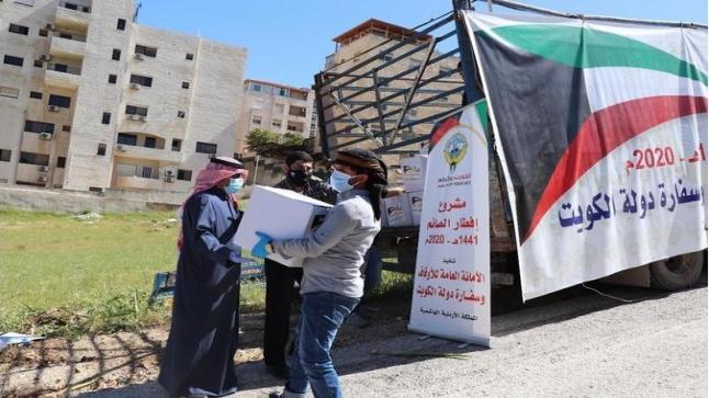 الأوقاف الكويتية تنفذ بالتعاون مع سفارة الكويت مشروع (إفطار الصائم) بالأردن
