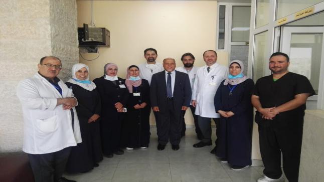 وفد من المجلس التمريض الأردني يزور مستشفى الجامعة الأردنية