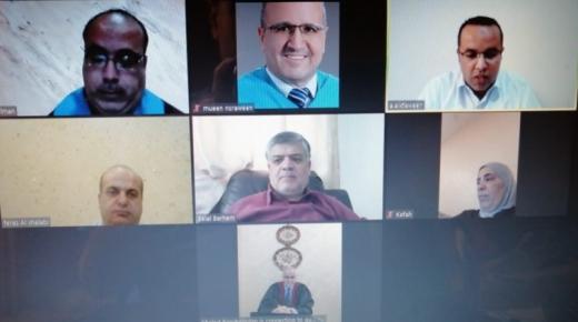 مناقشة رسالة الماجستير رقم (21) عن بعد في “عمان العربية” حول أثر التفكير الإستراتيجي على أداء القادة