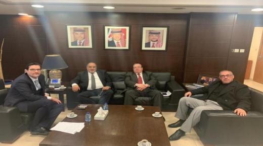 سيف يلتقي وفدا من محافظة معان