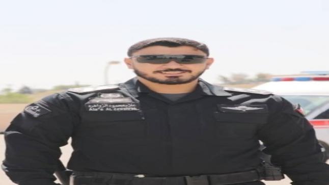 زياد الزواهرة يبارك لابن اخية النقيب علاء الزواهرة بمناسبة الترفيع