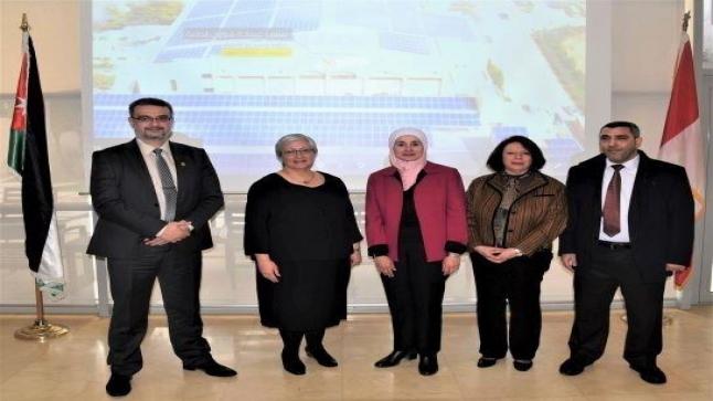 الخليلي تحاضر في السفارة الكندية عن البيئة الخضراء في جامعة البترا