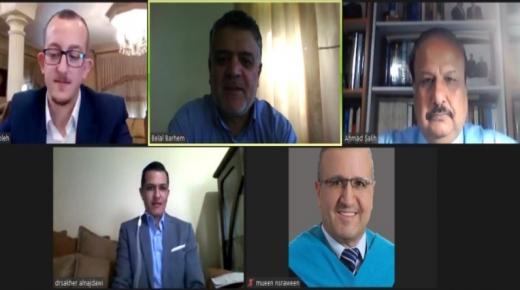 مناقشة رسالة الماجستير رقم (72) عن بعد في “عمان العربية” حول أثر القيادة التحويلية على مرونة الموارد البشرية في الكابيتال بنك