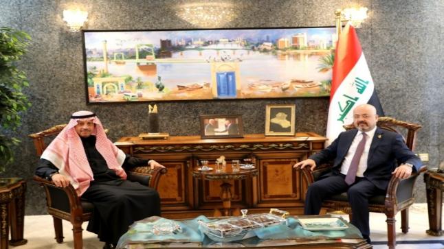 سفير المملكة العربية السعودية لدى الأردن يلتقي السفير العراقي