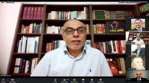 الزيتونة تستضيف رئيس هيئة الاستثمار الدكتور خالد الوزني من خلال تقنية الاتصال المرئي