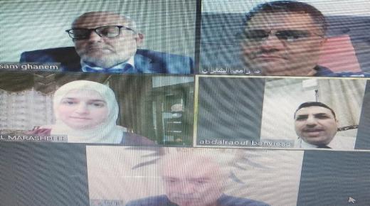 مناقشة رسالة الماجستير رقم (47) عن بعد في “عمان العربية” حول مستوى التمكين الإداري لدى القيادات التربوية النسوية