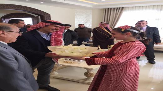 التلهوني يولم على شرف سمو الأمير حمزة بن الحسين