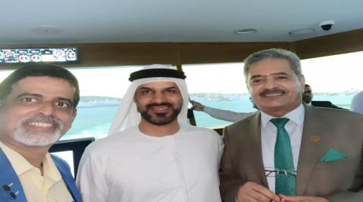 ابراهيم ابو زايد يشارك بتوقيع الاتفاقية المبرمة بين اللجنه الوطنيه للشحن والامداد NAFL والاكاديمية البحرية في ابو ظبيي ADMA