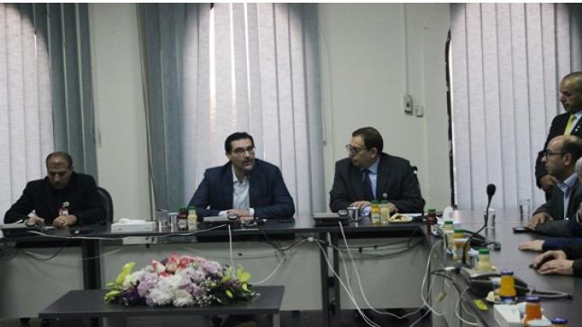 سيف يتفقد المرافق والاجراءات في مطار الملكة علياء