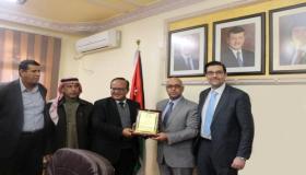 رئيس بلدية معان الدكتور أكرم كريشان مستشار وزير النقل ” محمد الرقاد “