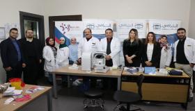 حملة في “عمان العربية” لفحص البصر والسكري والتغذية