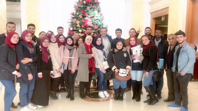 طلبة كلية الصحافة والإعلام في جامعة الزرقاء يشاركون بملتقى حالة حقوق الإنسان في الاردن