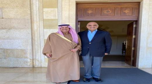 مستشار ملك الأردن يلتقي سفير المملكة العربية السعودية في عمان