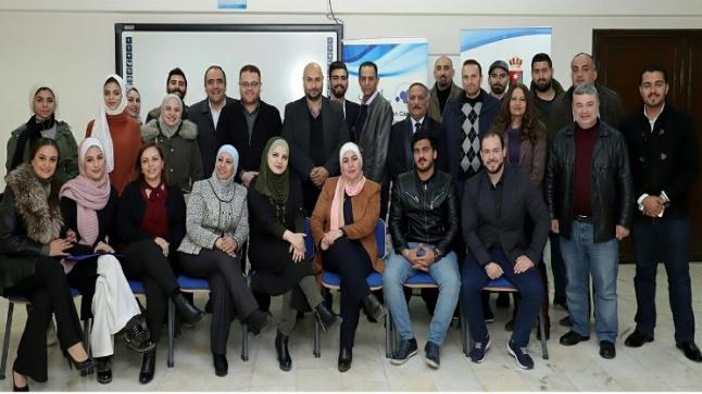 طلبة من جامعة الزرقاء ينهون دورة تدريبية في وكالة الأنباء الأردنية