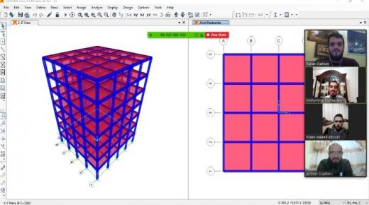دورة التحليل والتصميم الانشائي في “عمان العربية”