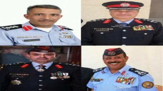 الطراونة مديرا للدفاع المدني والشماسين للبحث الجنائي والقضاة للمخدرات