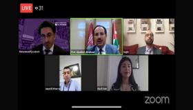 جامعة الشرق الأوسط تختتم ندوة علمية حول دور العلماء الشباب العرب في مواجهة جائحة “كورونا”