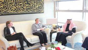 سفير السعودية لدى الأردن يلتقي سفيرة هولندا وعضو المعهد الملكي للدراسات الدينية في الأردن