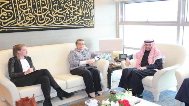 سفير السعودية لدى الأردن يلتقي سفيرة هولندا وعضو المعهد الملكي للدراسات الدينية في الأردن