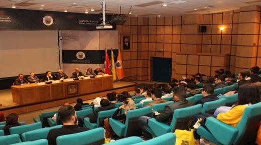 رئيس جامعة الأميرة سمية للتكنولوجيا يلتقي الطلبة الجدد