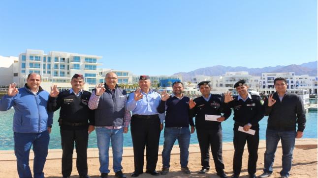 “أيلة” ترعى تخريج دورة الغطس المتخصصة للإدارة الملكية لحماية البيئة