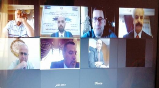 مناقشة رسالة الماجستير رقم (22)عن بعد في “عمان العربية”