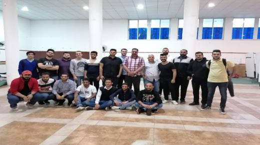 طلبة جامعة فيلادلفيا في مخيم للعمل التطوعي