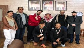 طارق الحمصي من مدارس الحكمة الاردنية يحرز الذهبية في بطولة غرب آسيا بالريشة الطائرة للناشئين