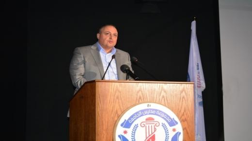 افتتاح مسرح المؤسس المرحوم د. احمد الحوراني في مدارس الجامعة وسط حفل تكريمي بهيج