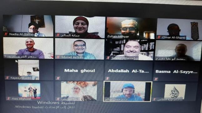 لقاء افتراضيّ مشترك بين نادي جامعة الشرق الأوسط للخطابة ونادي البيان “التوستماسترز”