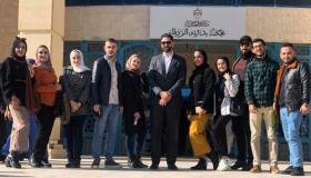 كلية الحقوق تنظم زيارة إلى محكمة بداية الزرقاء