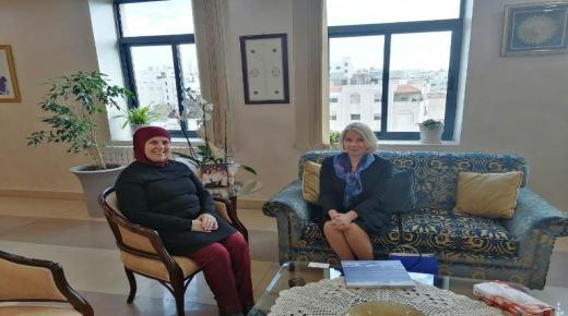 وزيرة التنمية الاجتماعية تستقبل السفيرة الفنلندية المعتمدة لدى المملكة