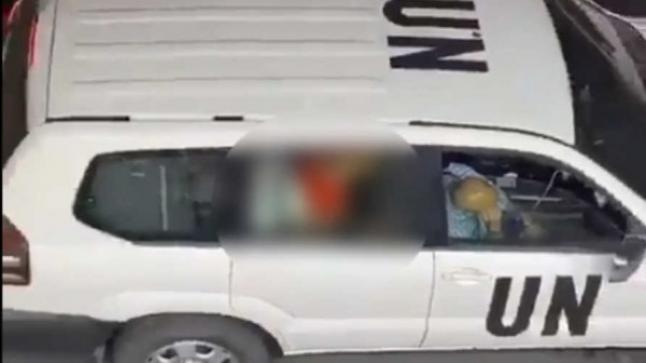 الأمم المتحدة تحقق بشأن “فيديو جنسي” في سيارة تابعة لها في إسرائيل