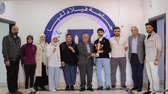 أبطال فيلادلفيا يحصدون الذهب في التايكوندو ويتألقون في بطولة الجامعات الأردنية