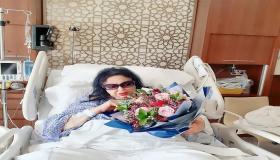 سميرة توفيق تخضع لقسطرة قلب (صور)