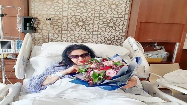 سميرة توفيق تخضع لقسطرة قلب (صور)