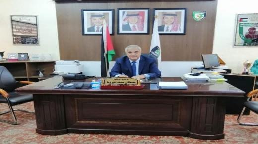 محافظ اربد يشكر الأستاد الدكتور مصطفى عيروط على خدمته وتفانيه بالعمل