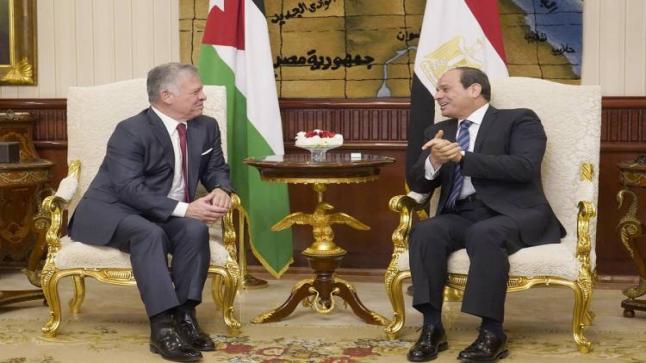 الرئيس السيسي يهنئ ملك الأردن بعيد الجلوس الثاني والعشرون