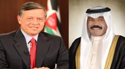 أمير الكويت يهنئ ملك الأردن بالذكرى الـ22 لجلوسه على العرش