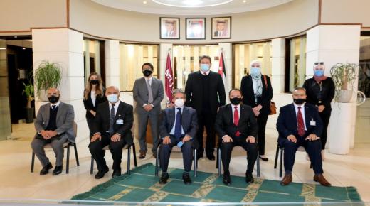 رئيس جامعة الشرق الأوسط   MEUيستقبل السفير المكسيكي لدى المملكة 