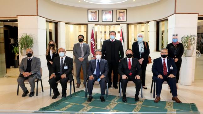 رئيس جامعة الشرق الأوسط   MEUيستقبل السفير المكسيكي لدى المملكة 