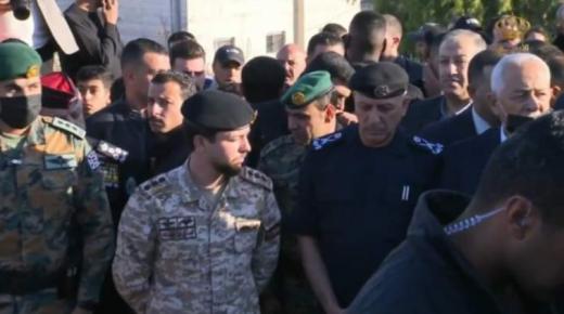 ولي العهد يحضر دفن الشهيد الرحاحلة